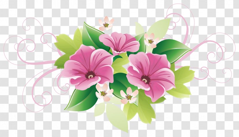 Floral Design Flower Decorative Arts Clip Art - Beautifully Green Decorations Transparent PNG