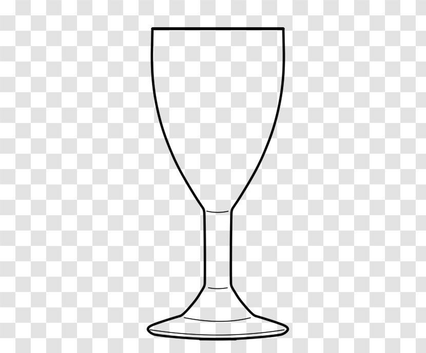 Wine Glass Champagne Martini Beer Glasses - Line Art Transparent PNG