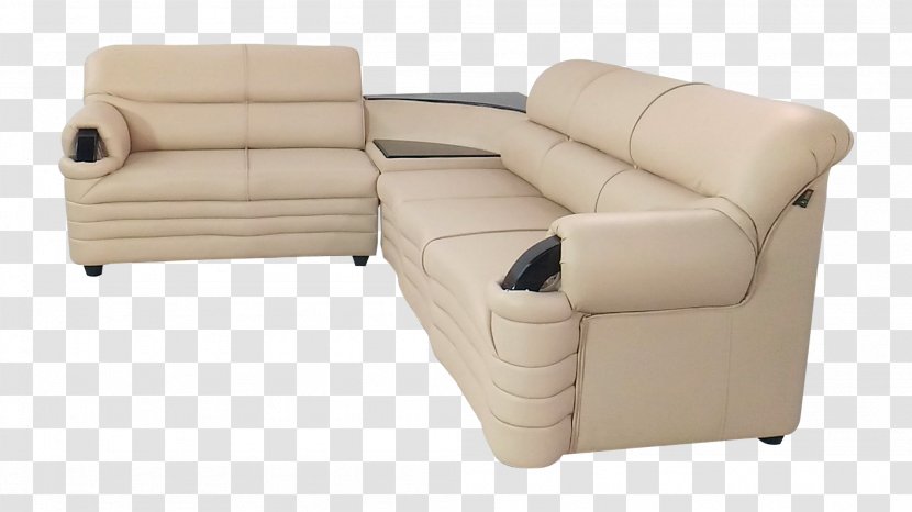 Loveseat Recliner Comfort Couch - Beige - Design Transparent PNG