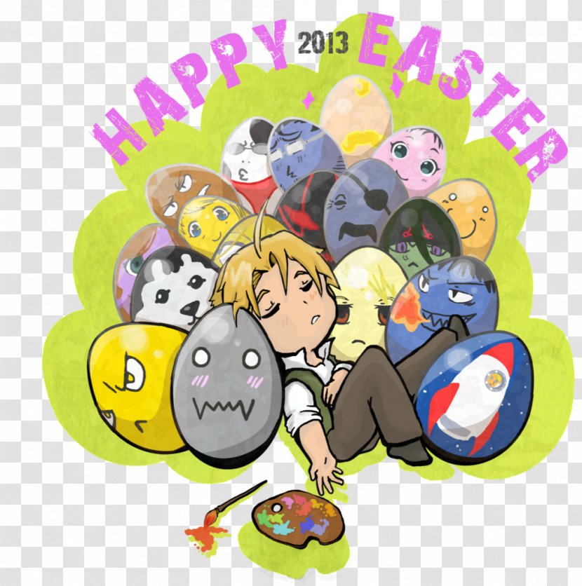 Edward Elric Easter Egg Happiness Fullmetal Alchemist - Happy Transparent PNG