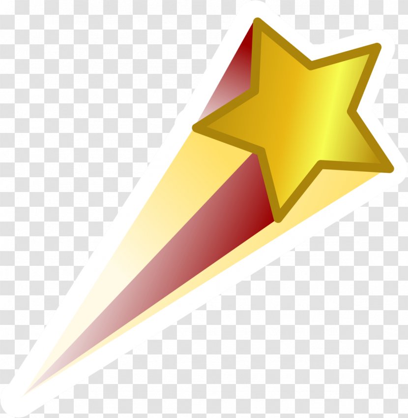 Shooting Star Red Clip Art - Icon Transparent PNG