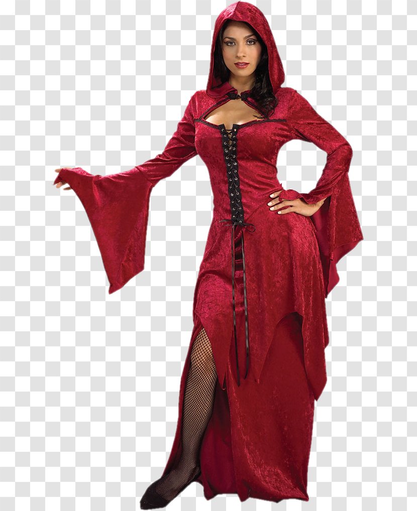 Costume Party Dress Halloween Vampire - Lace Transparent PNG