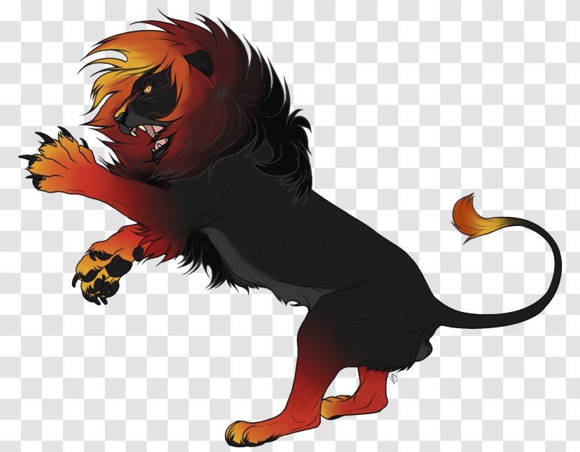Lion Canidae Dog Demon Cat - Mythical Creature Transparent PNG