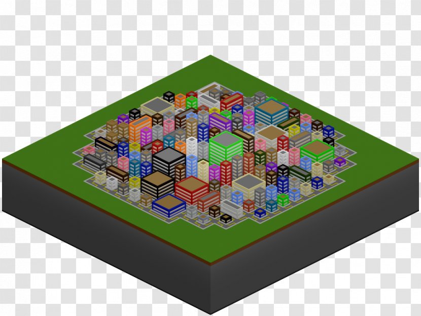 Minecraft City Map Mod Grid Plan - World End Transparent PNG