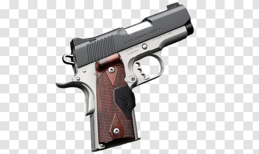 Kimber Manufacturing Custom .45 ACP Automatic Colt Pistol Firearm - Confirmed Sight Transparent PNG