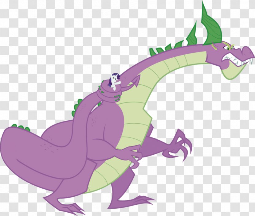 Rarity Spike Ponyville Tyrannosaurus Purple Transparent PNG