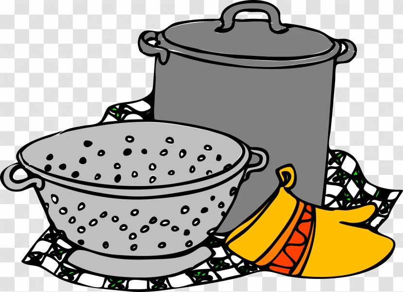 Cookware Frying Pan Flowerpot Clip Art - Stock Pots - Pasta Pot Cliparts Transparent PNG