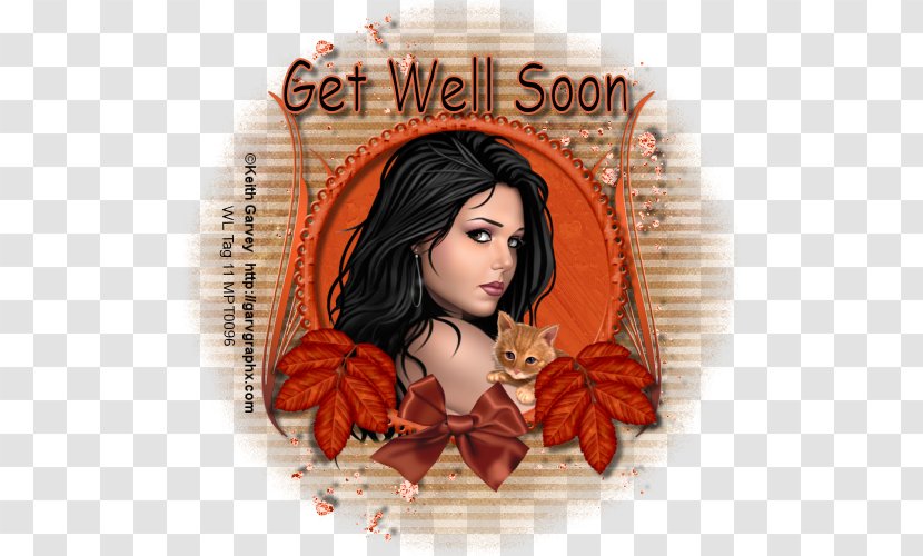 Brown Hair - Get Well Soon Transparent PNG