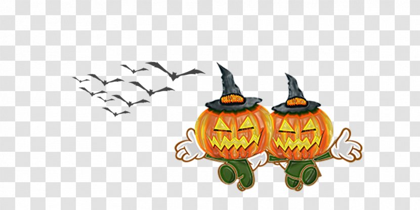 Pumpkin Funny Halloween Cucurbita Maxima Calabaza - Jackolantern Transparent PNG