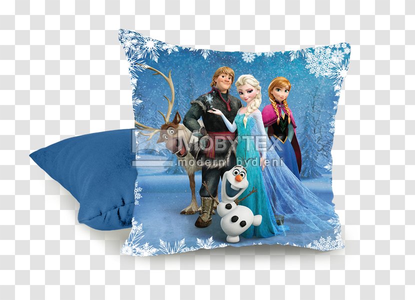 Elsa Anna Kristoff Hans Olaf - Cushion Transparent PNG