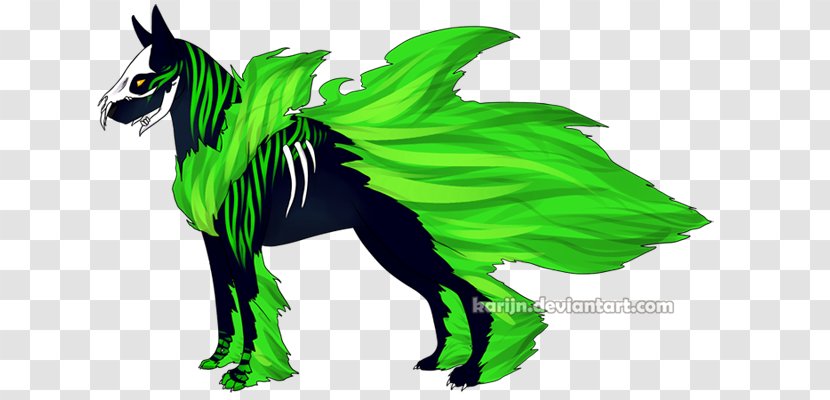 Canidae Dragon Horse Green Dog - Supernatural - Flame Fire Numerical Digit Combustion Transparent PNG