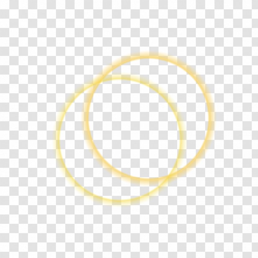 Yellow Material Circle Font - Human Body - Two Circles Transparent PNG