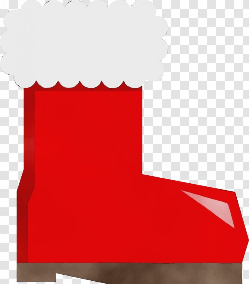 Christmas Stocking - Red - Chimney Furniture Transparent PNG