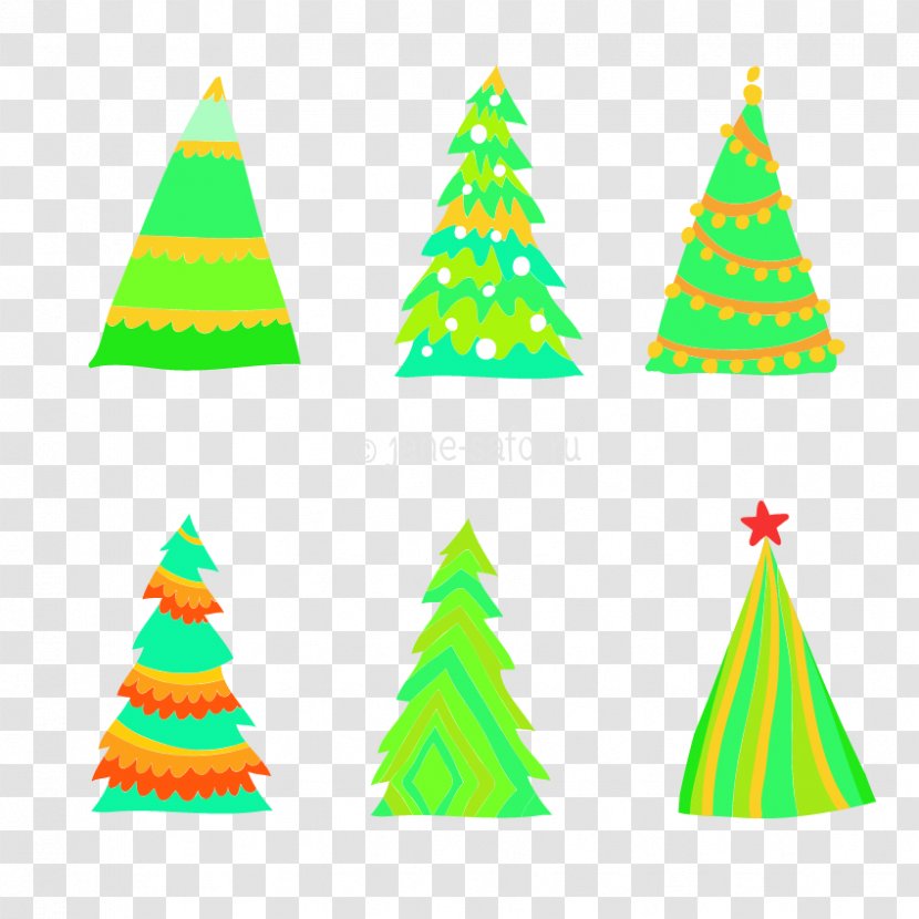 Christmas Tree Ornament Clip Art - Cone Transparent PNG