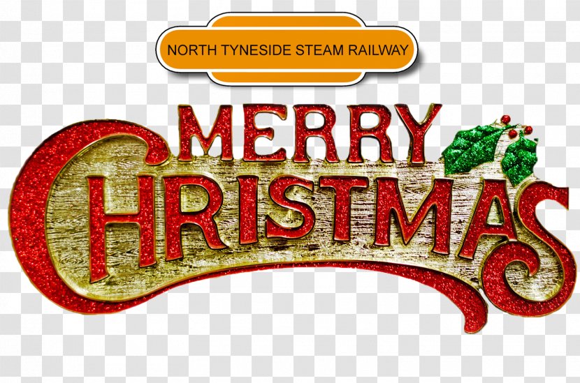 Christmas Day Logo Holly Font Text - Brand Transparent PNG