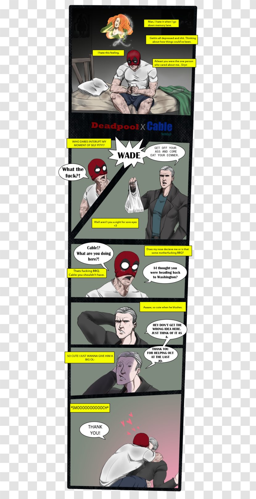 Comics Cartoon - Cable Deadpool Transparent PNG