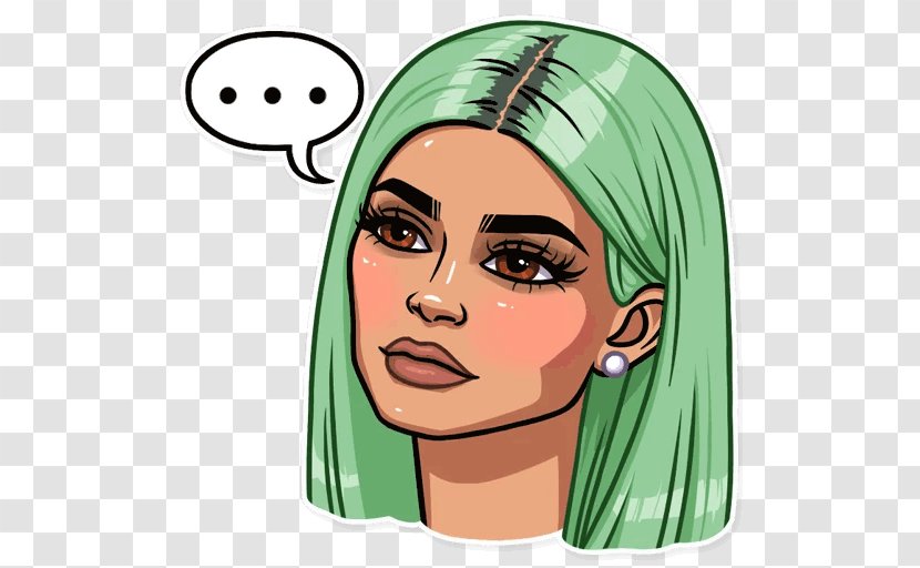 Kylie Jenner Keeping Up With The Kardashians Sticker Eye - Tree Transparent PNG