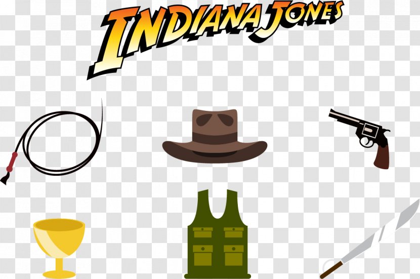 Indiana Jones Whip Calculus - Vector Hat Vest Transparent PNG