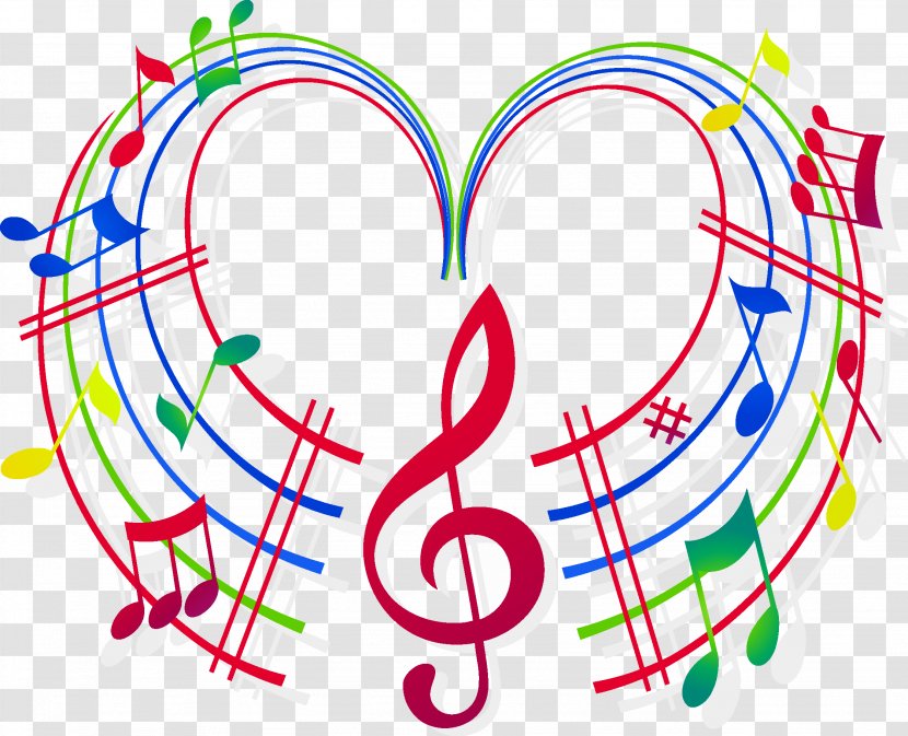 Musical Note Choir - Heart Transparent PNG