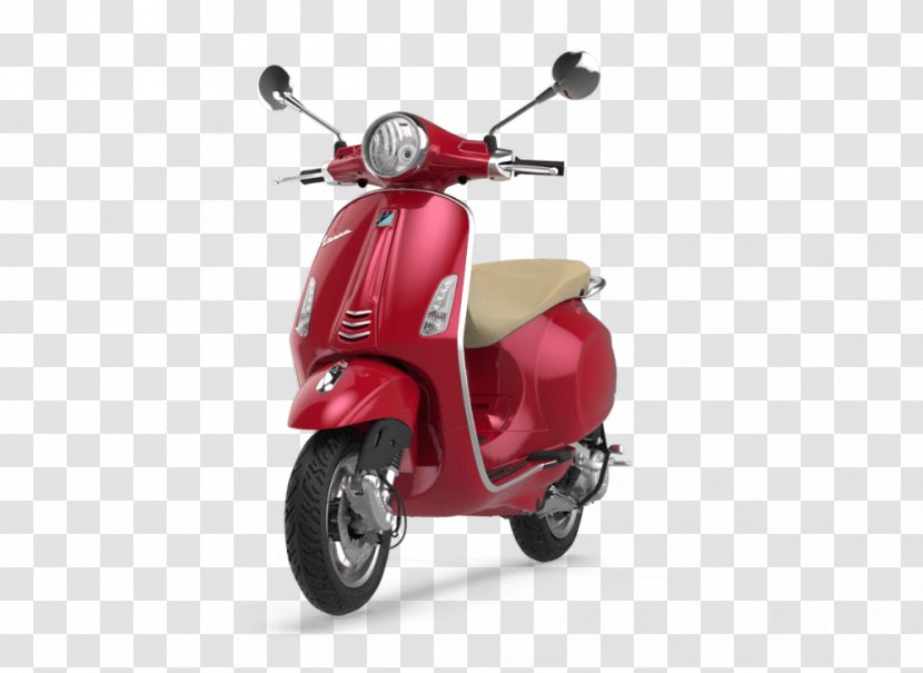 Vespa Primavera Scooter Sprint Motorcycle - Engine Transparent PNG