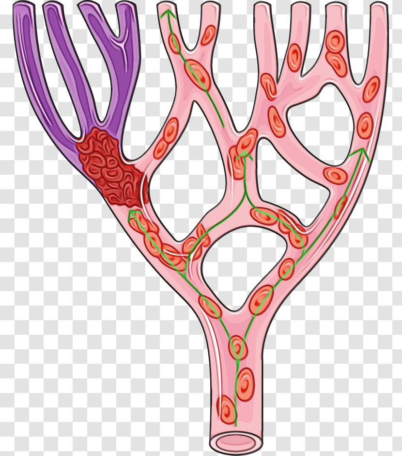 Antler Pink M Line M-tree Tree Transparent PNG