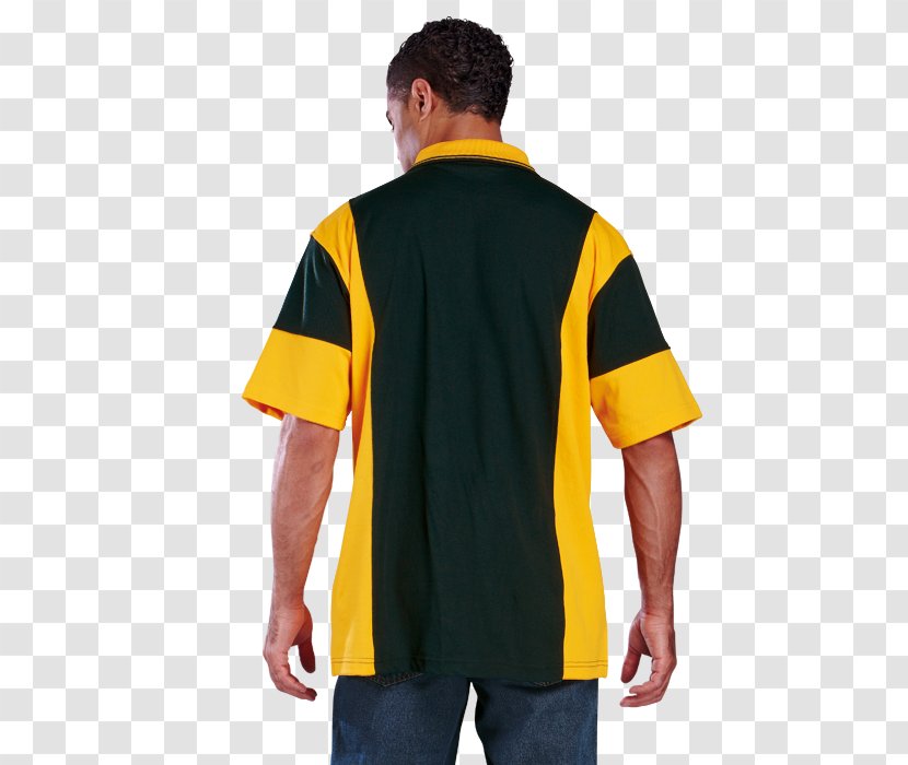 T-shirt Shoulder Sleeve Outerwear ユニフォーム - Yellow Transparent PNG