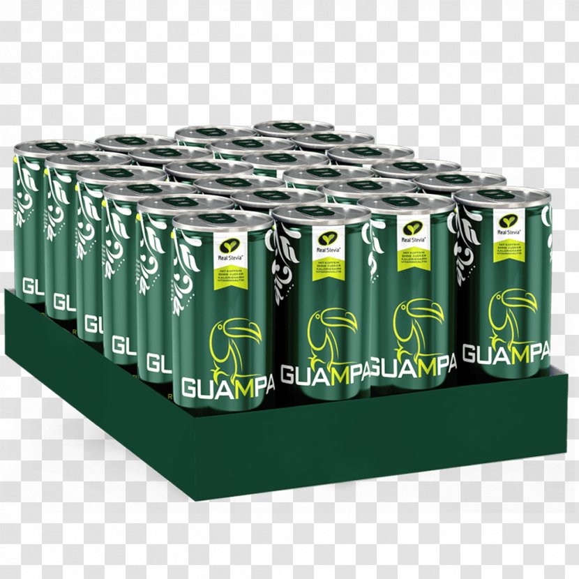 Energy Drink GUAMPA Taurine Sugar Substitute - Addition - Tray Transparent PNG