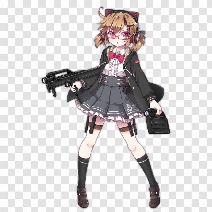 Girls' Frontline Magpul FMG-9 Foldable Machine Gun Glock Ges.m.b.H. Firearm - Watercolor - Weapon Transparent PNG