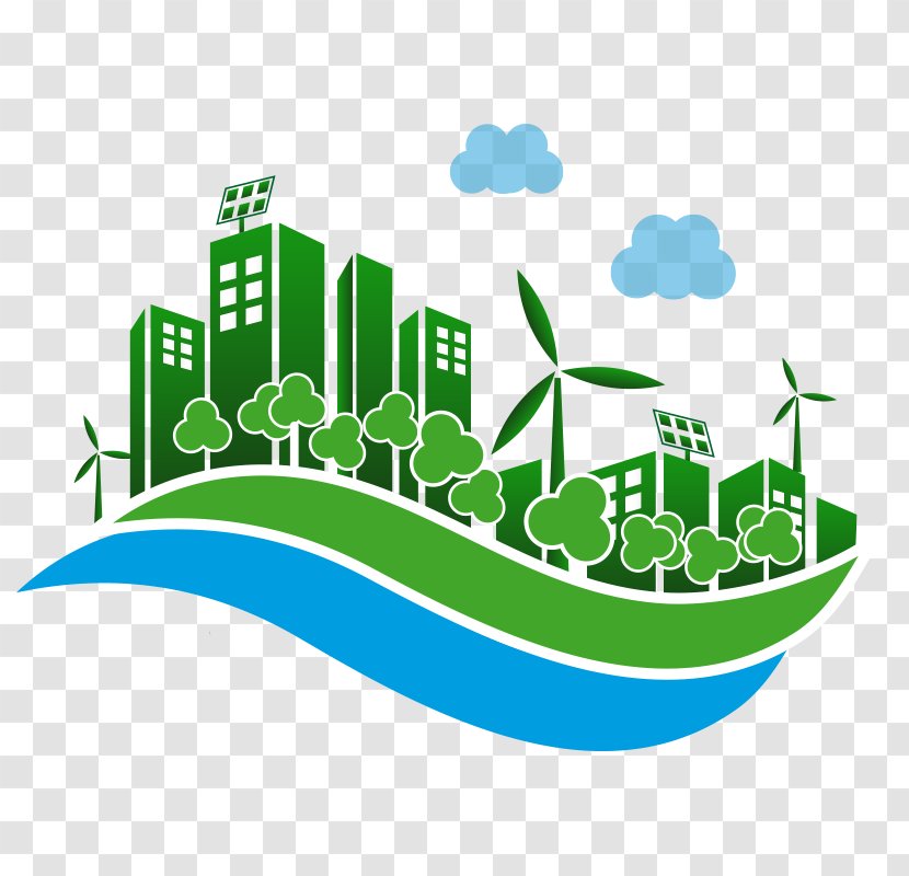 Vector Graphics Eco-cities Sustainable City Environmentally Friendly - Environmental Protection Transparent PNG