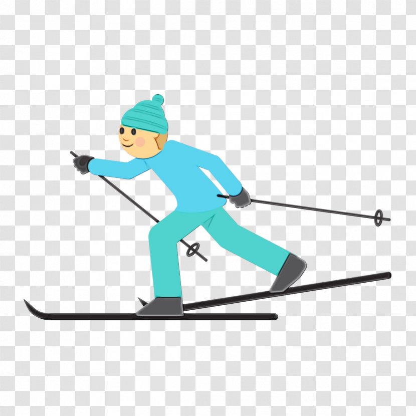 Skier Ski Skiing Pole Equipment - Telemark Sports Transparent PNG