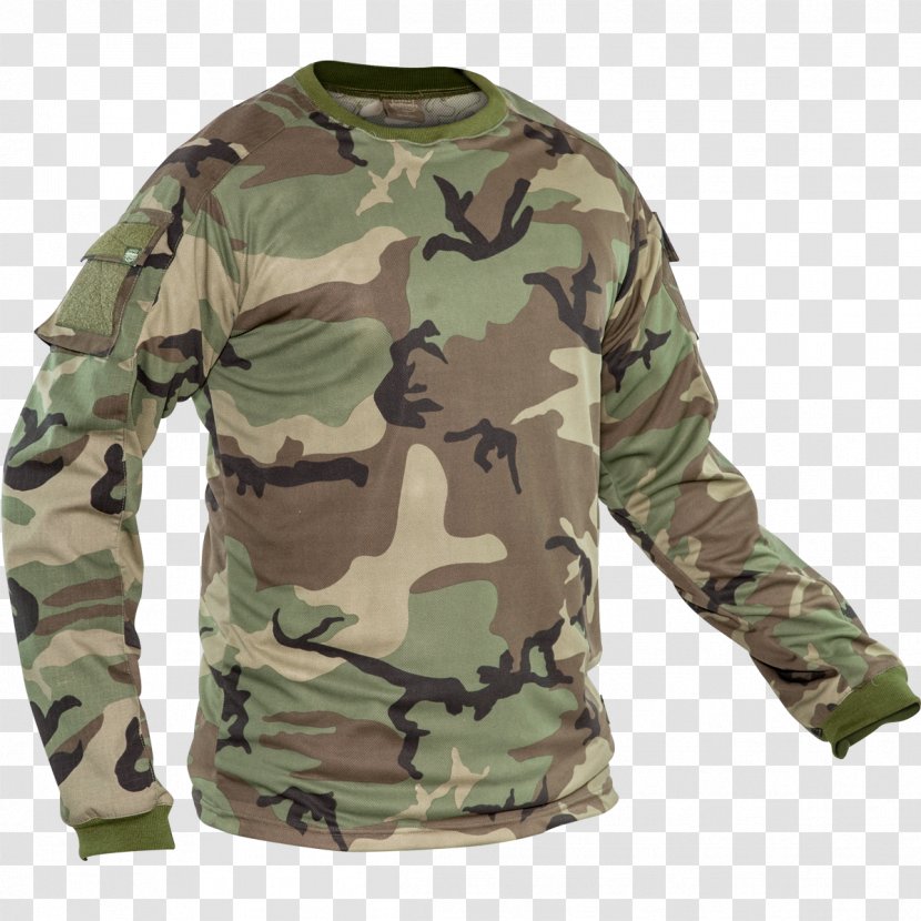 U.S. Woodland Army Combat Shirt Jersey - Jacket Transparent PNG