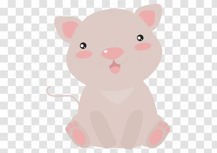 Rat Computer Mouse Domestic Pig Illustration - Rodent - Vector Transparent PNG