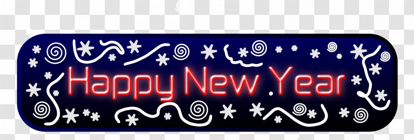 New Year's Day Clip Art - Year - Happy Transparent PNG
