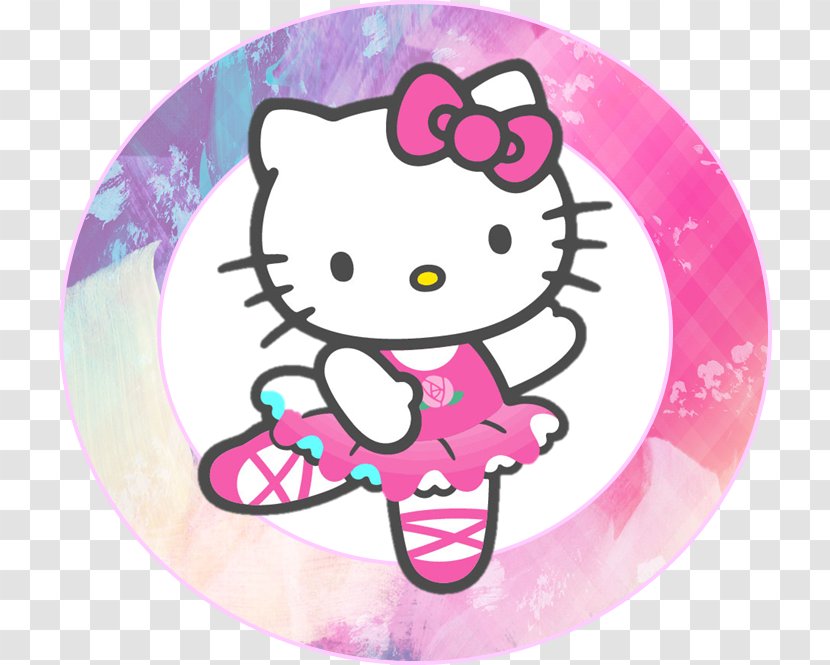 Hello Kitty Ballet Dancer - Frame Transparent PNG