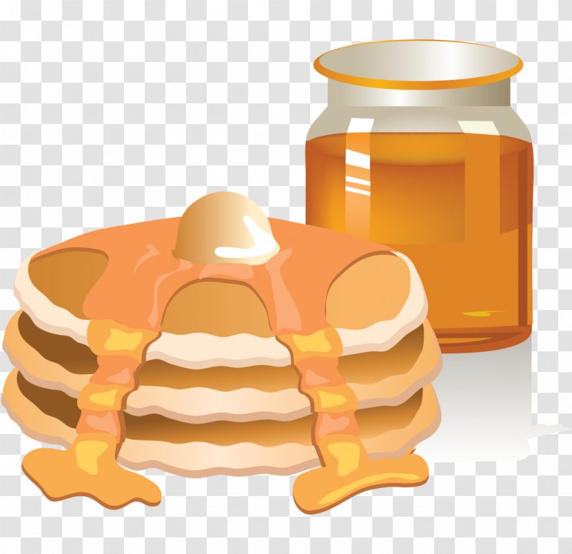 Breakfast Pancake Toast English Muffin American Muffins - Yellow Cake Slices Transparent PNG