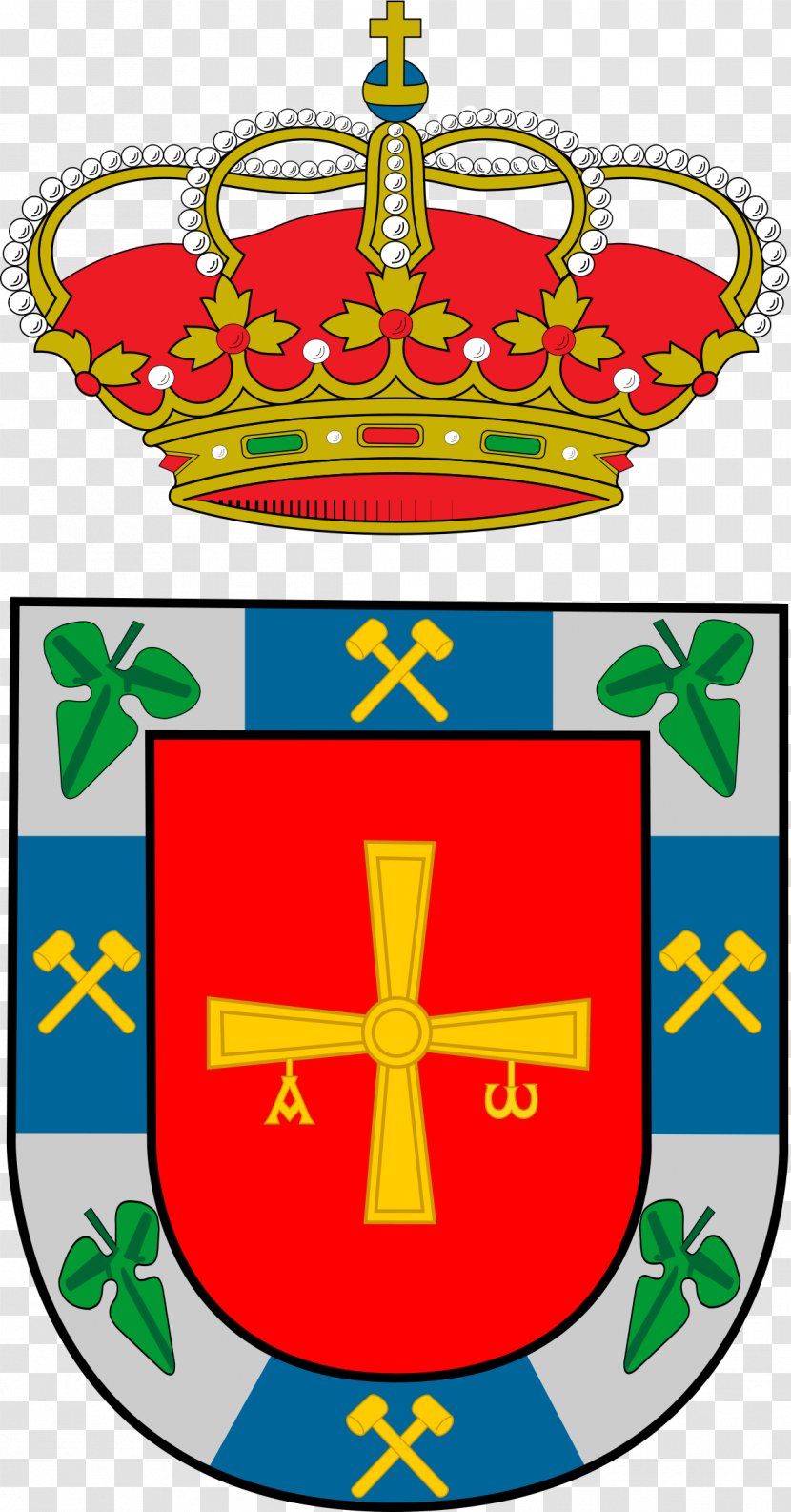Arganza Cross Of Peñalba Escudo Del Bierzo Bandeira Do Consejo Comarcal De El - Wikipedia - Alfa Transparent PNG