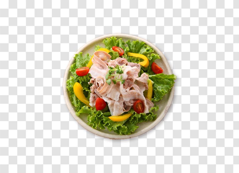 Salad Vegetarian Cuisine Plate Leaf Vegetable Garnish Transparent PNG