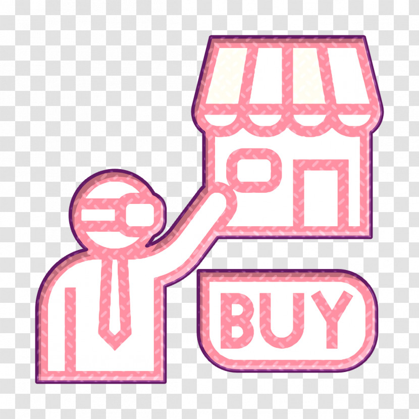 Buy Icon Marketplace Icon Business Strategy Icon Transparent PNG