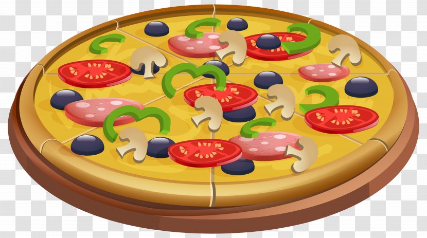 Hawaiian Pizza Pepperoni Clip Art - Dish - Image Transparent PNG