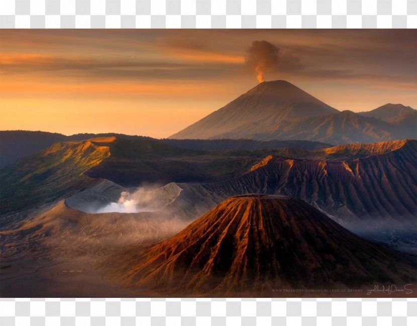 Mount Bromo Semeru Tengger Massif Yadnya Kasada Tavurvur - Sunrise - Volcano Transparent PNG