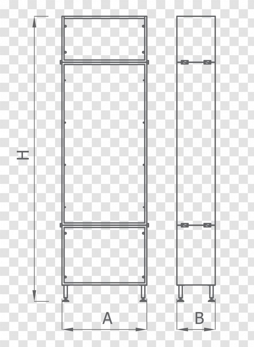 Line Door Handle Angle - Shelving Transparent PNG