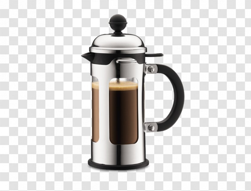 Coffeemaker Cafe French Presses Brewed Coffee - Kettle Transparent PNG