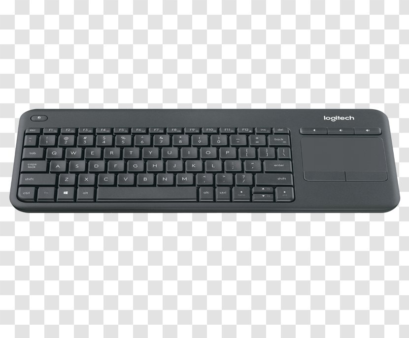 Computer Keyboard Mouse Logitech K400 Plus Wireless Transparent PNG