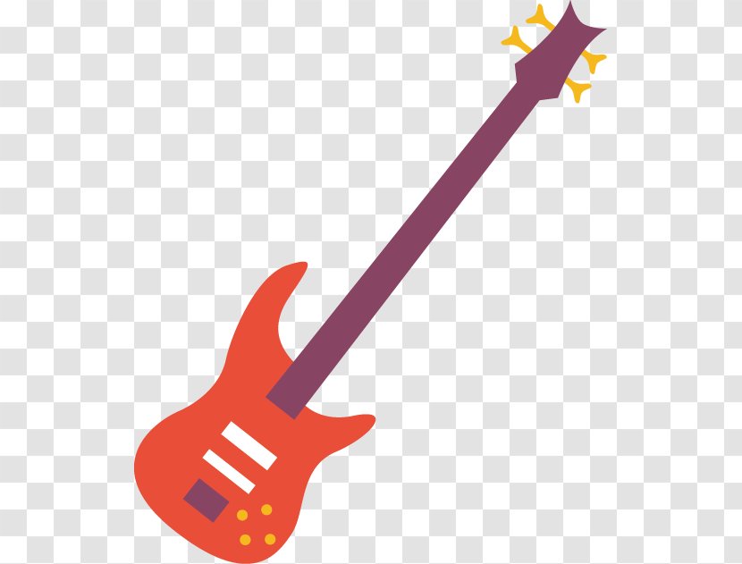 Electric Guitar Classical Musical Instruments - Tree - Vector Hand-painted Transparent PNG