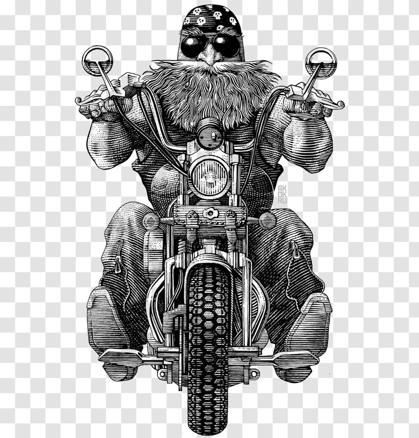 Motorcycle Club Drawing Illustration - Easyriders - Locomotive Transparent PNG