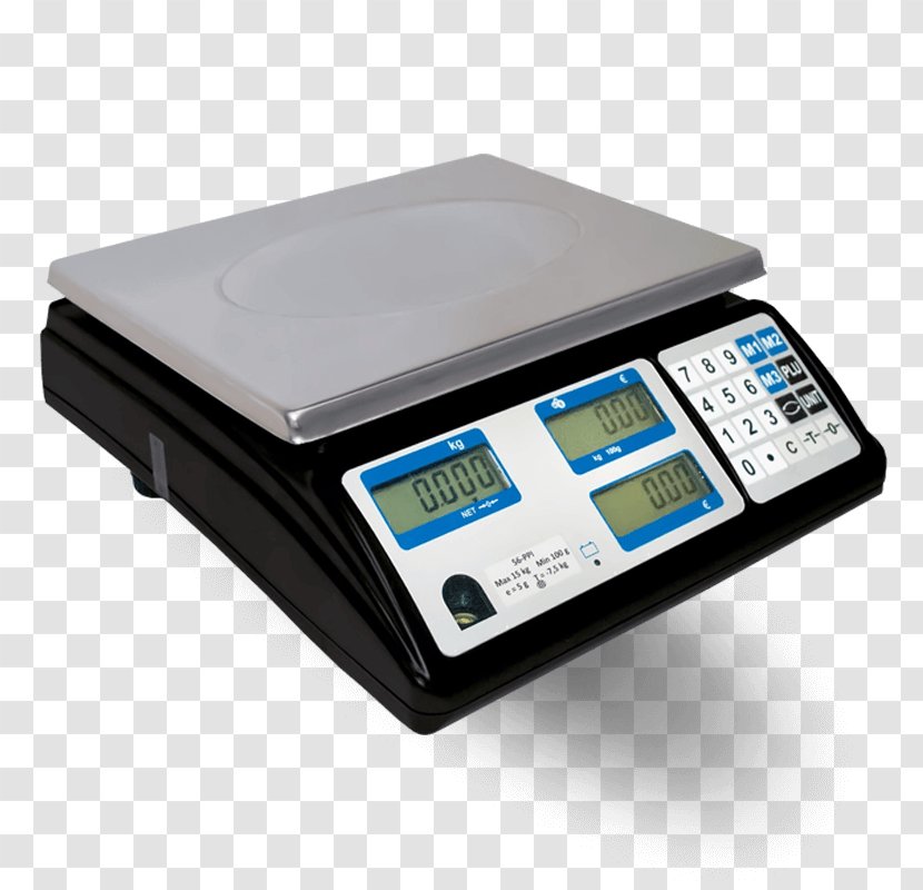 Measuring Scales Computer RS-232 Information Point Of Sale - Kitchen Scale Transparent PNG