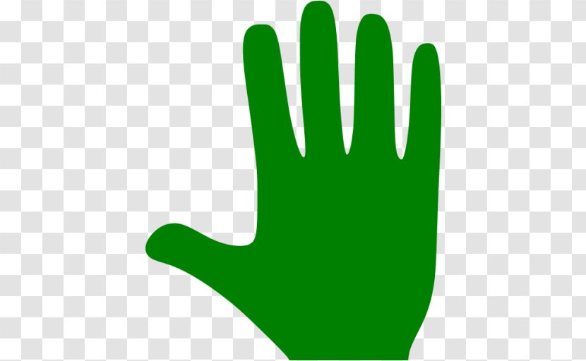 Green Thumb Color Clip Art - Hand Model Transparent PNG