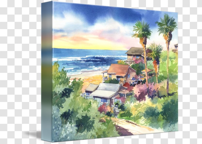 Watercolor Painting Gallery Wrap Canvas Art - Bill Drysdale Transparent PNG
