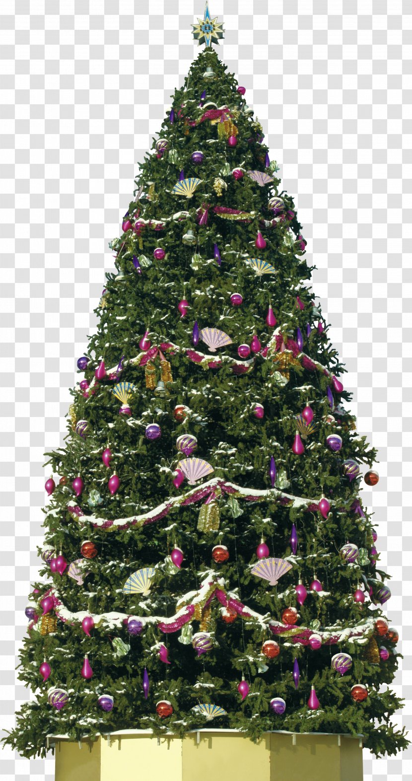 Christmas Tree New Year Clip Art Transparent PNG