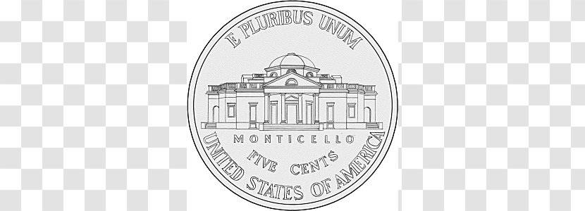 Nickel Coin Quarter Clip Art - Brand - Us Coins Cliparts Transparent PNG